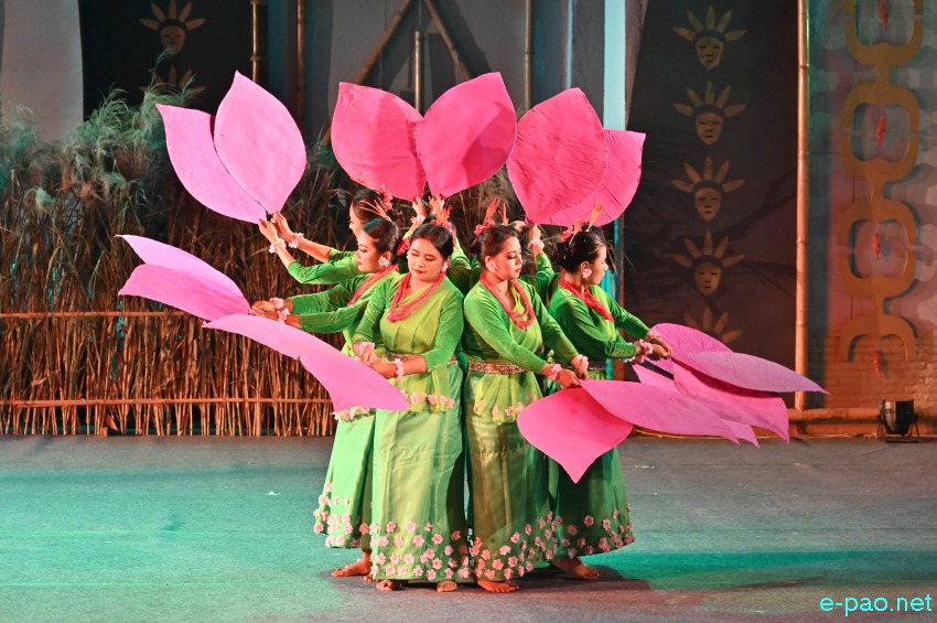 Manipur Sangai Festival 2022 -  A Choreographic presentation by JNMDA at BOAT, Imphal :: 30 November 2022