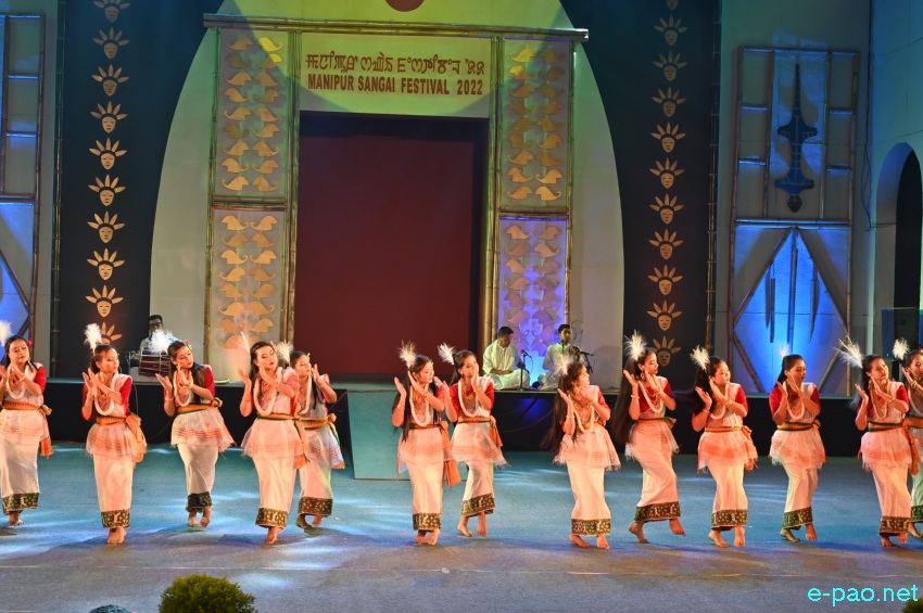 Day 2 : Manipur Sangai Festival 2022 -  Reel of Dance Khutpak Chatkoi   at BOAT, Imphal:: 22 November 2022