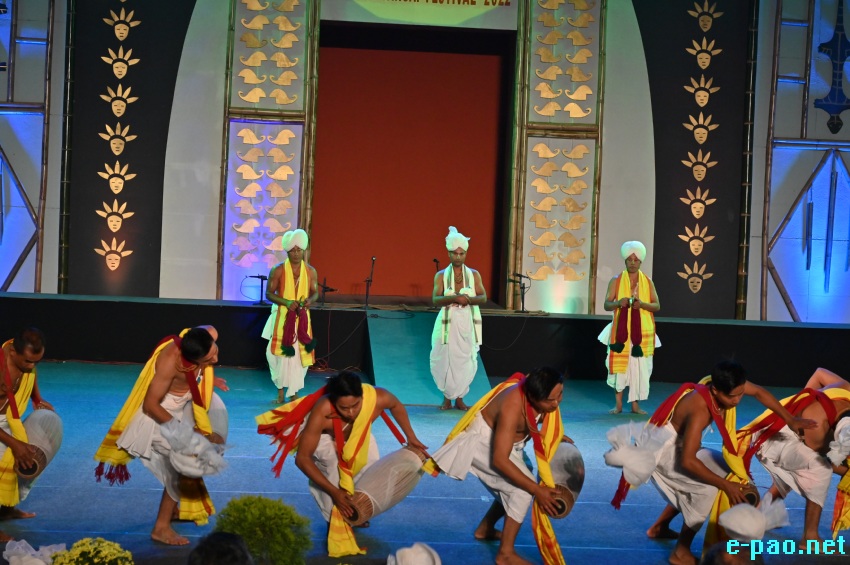 Day 2 : Manipur Sangai Festival 2022 -  Pung Cholom    at BOAT, Imphal:: 22 November 2022