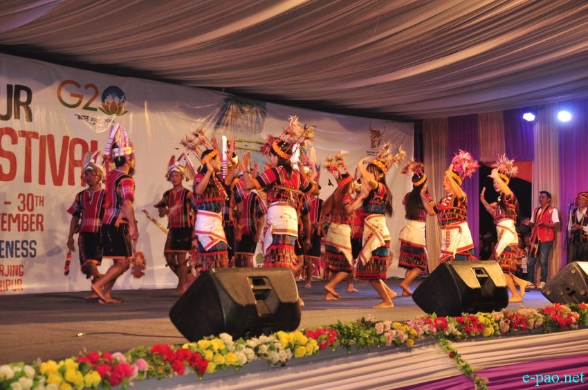 Day 2 : Manipur Sangai Festival 2022 -  Tarao Traditional Dance   at Ibudhou Marjing, Heingang :: 22 November 2022