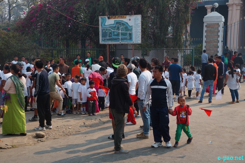 Yaoshang Sports : Top Youth Club: Torch lighting from Kangla :: 16 March 2014
