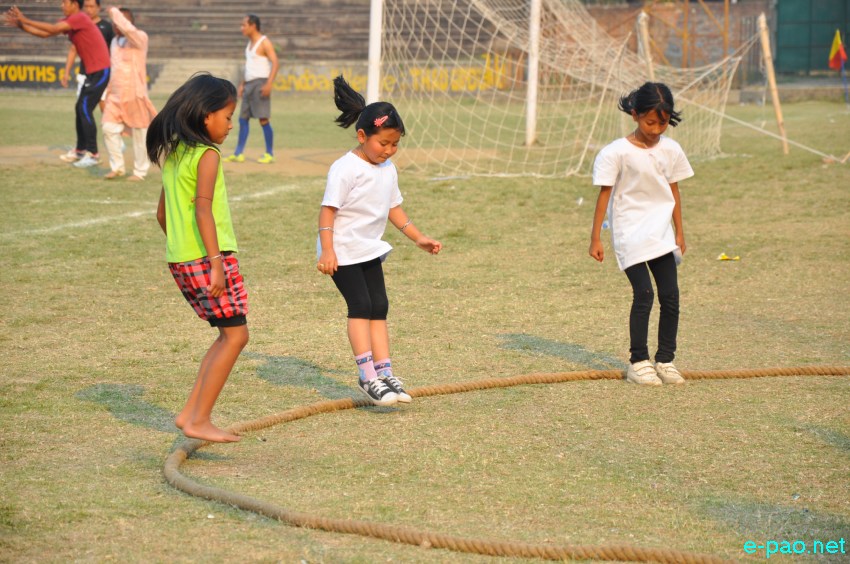 Day 2 : Yaoshang Annual Sports festival 2014 at THAU Ground, Thangmeiband :: 17 March 2014