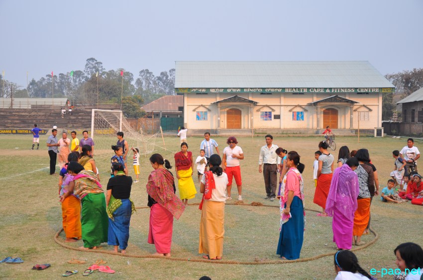 Day 2 : Yaoshang Annual Sports festival 2014 at THAU Ground, Thangmeiband :: 17 March 2014