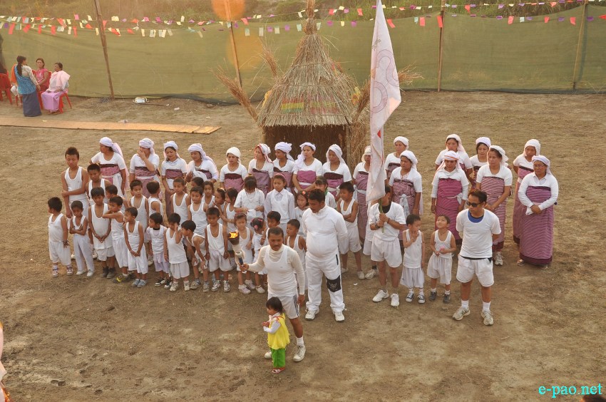 Sports Event as part of Yaoshang festival at Bamon Leikai, Imphal  on 16th March 2014