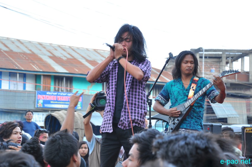 Day 5: Yaoshang Rock Concert at Moirangkhom  :: 20th March 2014