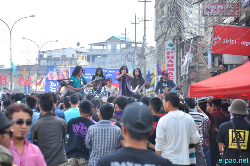 Day 5: Yaoshang Rock Concert at Moirangkhom  :: 20th March 2014