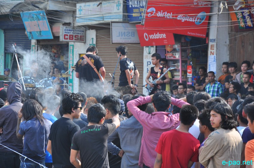 Day 5: Yaoshang Rock Concert at Moirangkhom  :: 20th March 2014