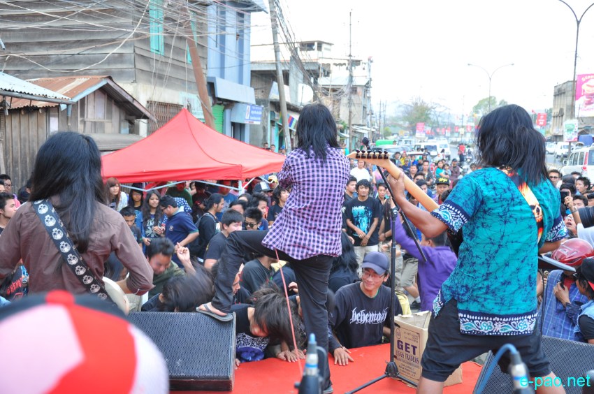 Day 5: Yaoshang Rock Concert at Moirangkhom  :: 20th March 2014
