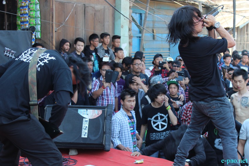 Yaoshang Day 3: Yaoshang rock show at Moirangkhom as a part of Yaoshang festival :: 7th March 2015