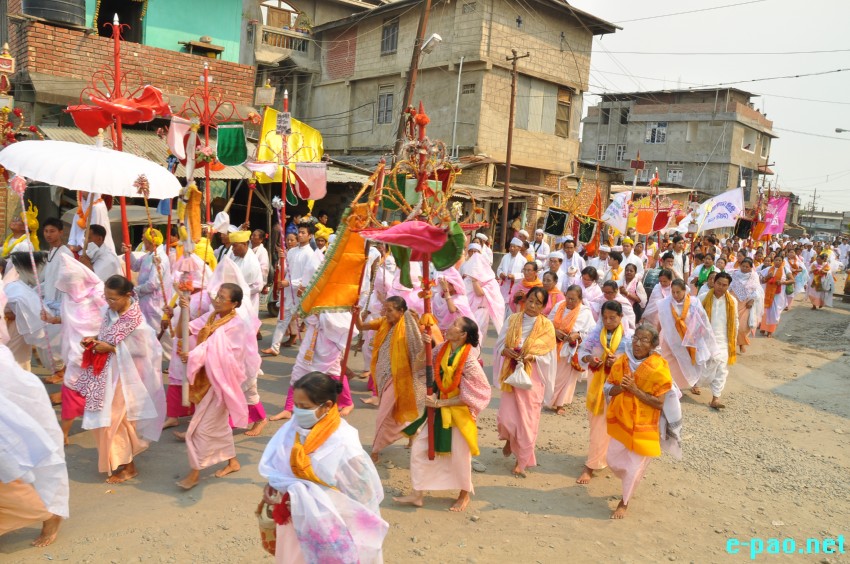 Yaoshang Day 5: Halangkar at  Shree Shree Bijoy Govinda Temple at Sagolband  :: 9th March 2015