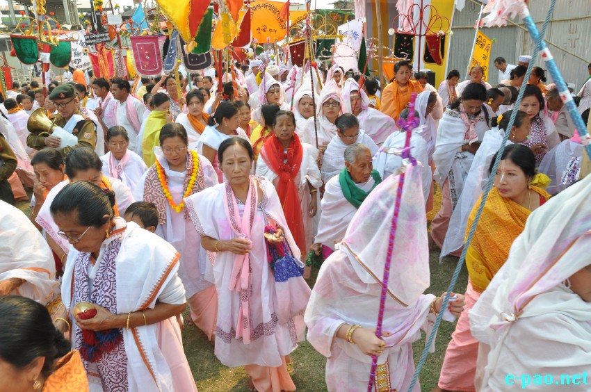 Yaoshang Day 5: Halangkar at  Shree Shree Bijoy Govinda Temple at Sagolband  :: 9th March 2015