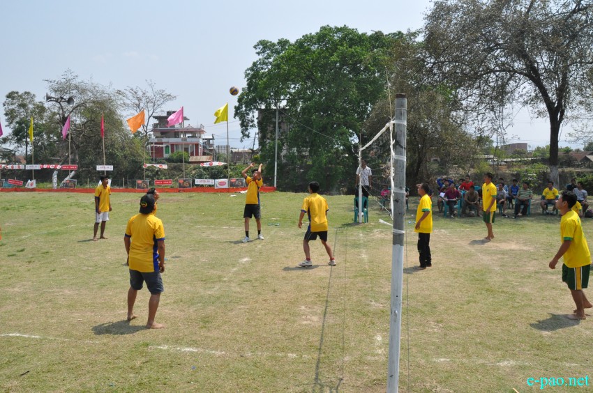 Yaoshang Day 4 : Volleyball match at HYO Club, Leirakyengbam Leikai :: 26th March 2016