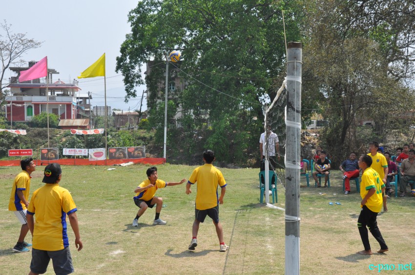 Yaoshang Day 4 : Volleyball match at HYO Club, Leirakyengbam Leikai :: 26th March 2016
