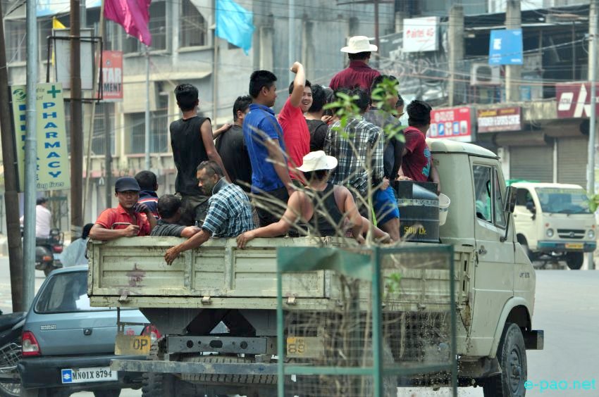 Yaoshang Day 5 : The scene at 'Route 39' and Singjamei Bazar on last day of Yaoshang :: 27th March 2016