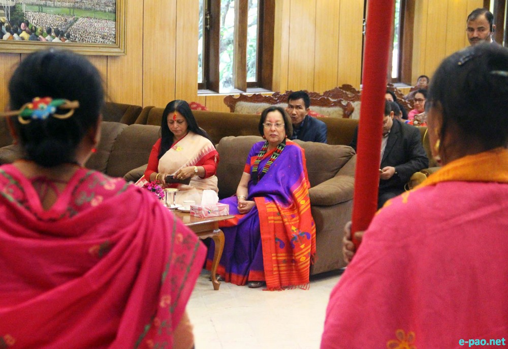 Governor Dr Najma Heptulla celebrating Holi at Raj Bhavan, Imphal   :: March 03 2018