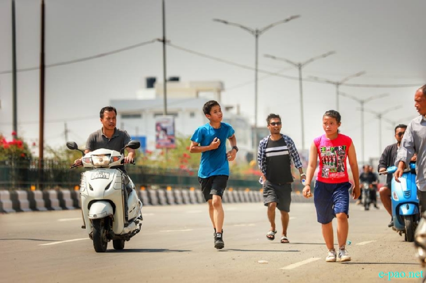 Day 5 : Marathon race as part of  Yaoshang Sports in Imphal West  :: March 25 2019