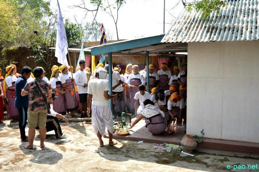 Yaoshang Mei Loukhatpa- Torch lighting at Kangla by Leikai clubs :: March 21 2019