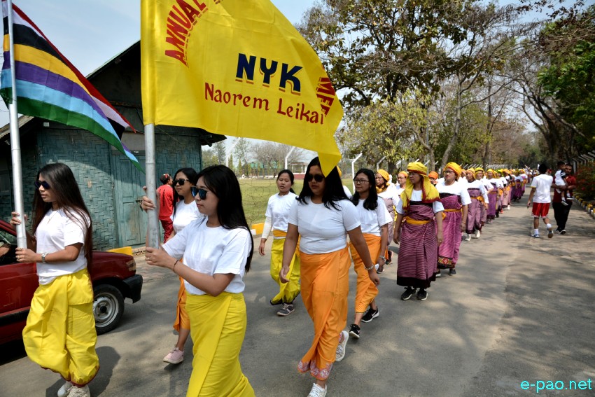 Yaoshang Mei Loukhatpa- Torch lighting at Kangla by Leikai clubs :: March 21 2019