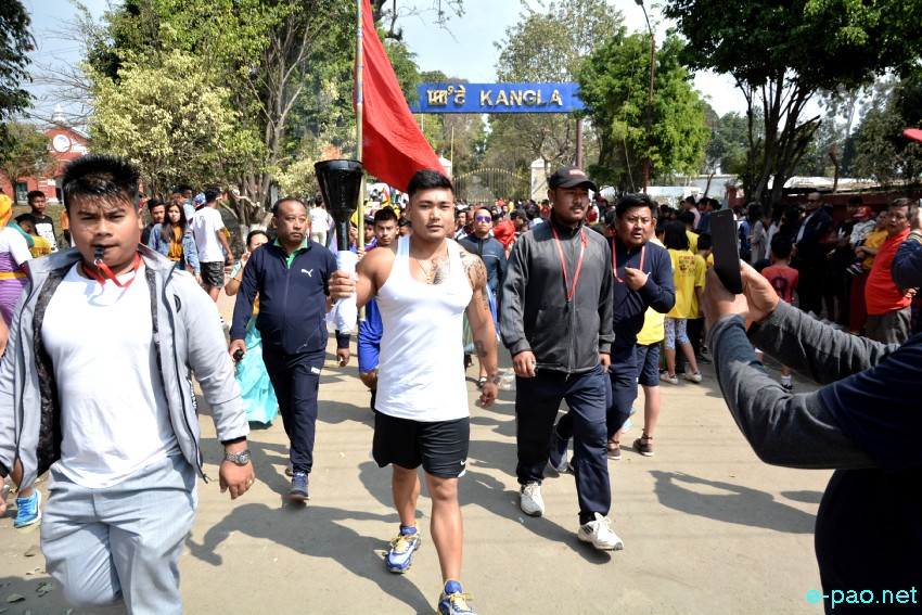 Yaoshang Mei Loukhatpa- Torch lighting at Kangla by Leikai clubs :: March 21 2019