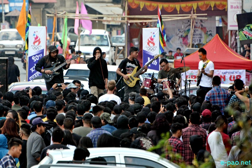 Yaoshang Day 3 :  A Rock Concert organized in the middle of the Road at Imphal :: 23 March 2019