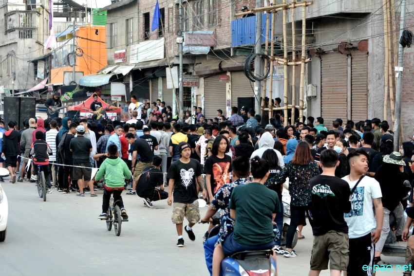 Yaoshang Day 3 :  A Rock Concert organized in the middle of the Road at Imphal :: 23 March 2019