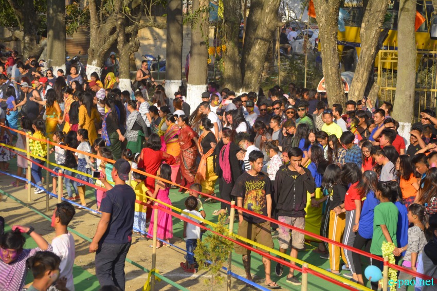 Day light Thabal Chongba as a part of Yaoshang Festival 2019 at  Khurai :: 25 March 2019