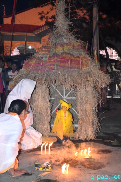 Yaoshang Mei Thaba :  Offerings and Prayers to God and burning of Yaoshang Hut :: 09th  March 2020