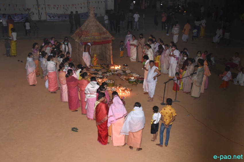 Yaoshang Mei Thaba :  Offerings and Prayers to God and burning of Yaoshang Hut :: 28th March 2021