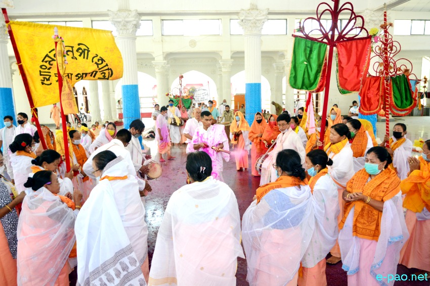 Yaoshang Day 2 ::  Pichakari at Shree Shree Govindajee Temple , Imphal :: 29th March 2021