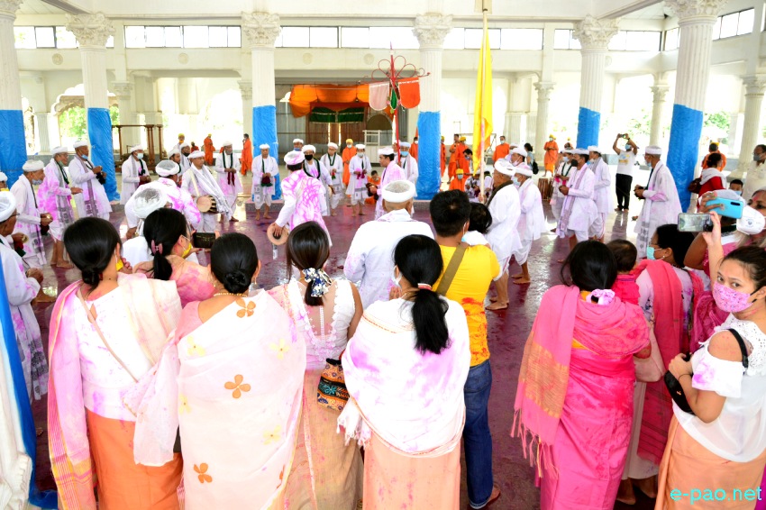 Yaoshang Day 2 ::  Pichakari at Shree Shree Govindajee Temple , Imphal :: 29th March 2021