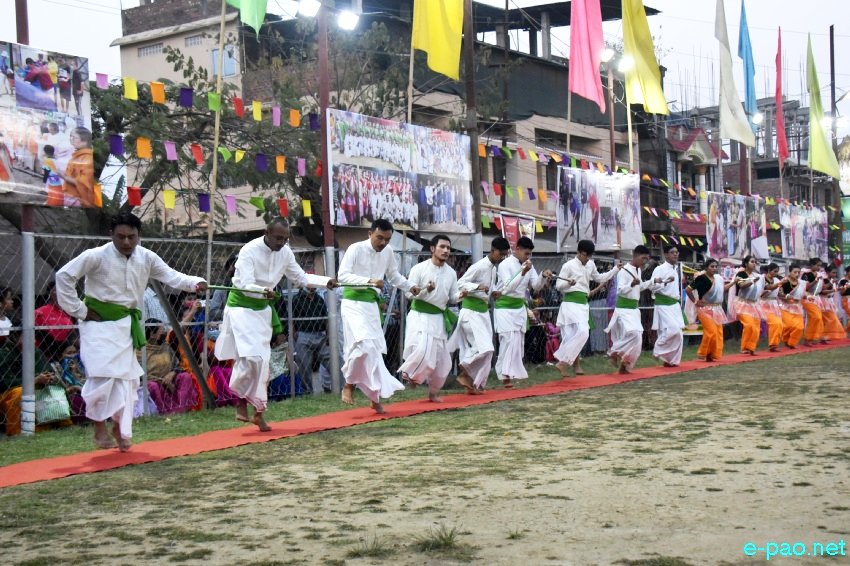 Thabal Chongba competition as part of Yaoshang Sports at Bamon Leikai, Imphal :: 29th March 2021
