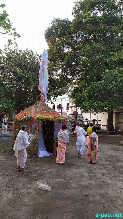 Yaoshang Holi Festival 2022 at Anumahaprabhu Mandir Manipur Rajbari, Nabadwip Dham, West Bengal :: March 19th 2022