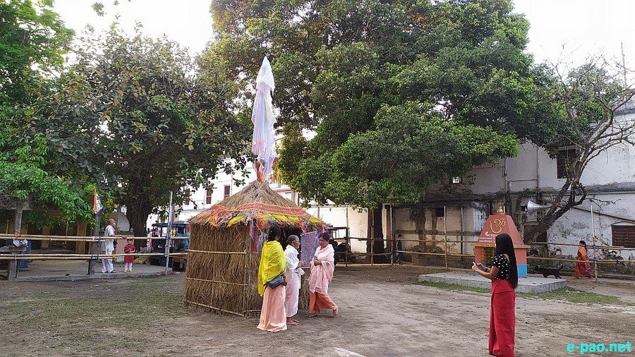 Yaoshang Holi Festival 2022 at Anumahaprabhu Mandir Manipur Rajbari, Nabadwip Dham, West Bengal :: March 19th 2022
