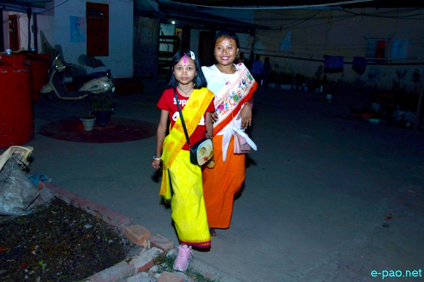Yaoshang : Nakatheng Chatpa - Kids attired in traditional Yaoshang Dress at Kakwa :: March 18 2022