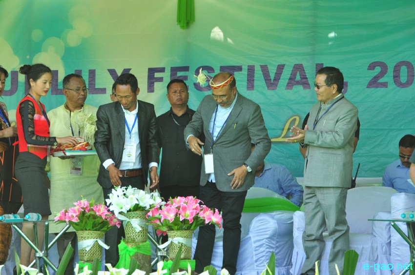 Opening ceremony of 2nd Shirui Lily State Festival at Shirui Village,  Ukhrul :: 24th April 2018