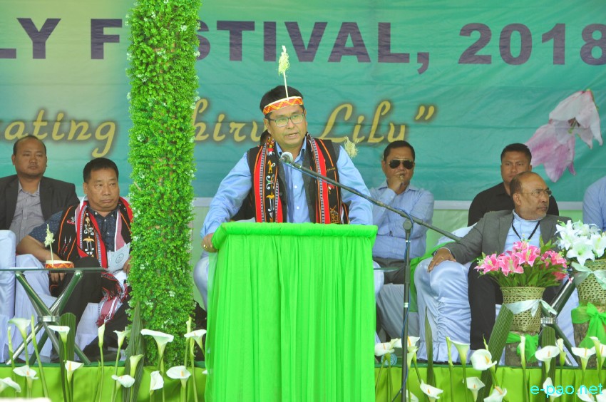 Opening ceremony of 2nd Shirui Lily State Festival at Shirui Village,  Ukhrul :: 24th April 2018