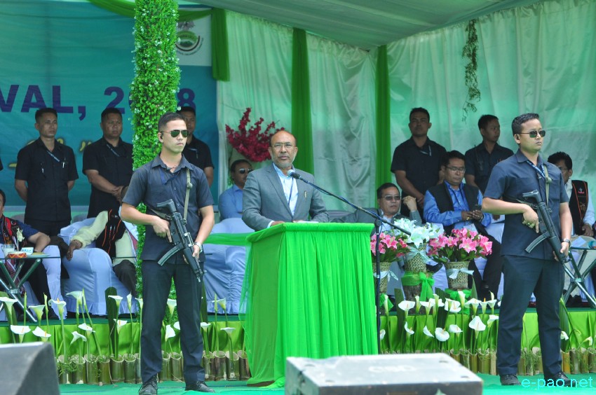 Opening ceremony of 2nd Shirui Lily State Festival at Shirui Village,  Ukhrul :: 24th April 2018