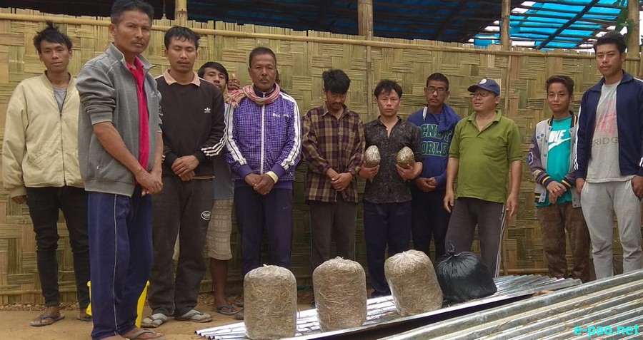 Training programme on mushroom cultivation at Kamjong, Old Lambulane and Lamshang :: November 2021
