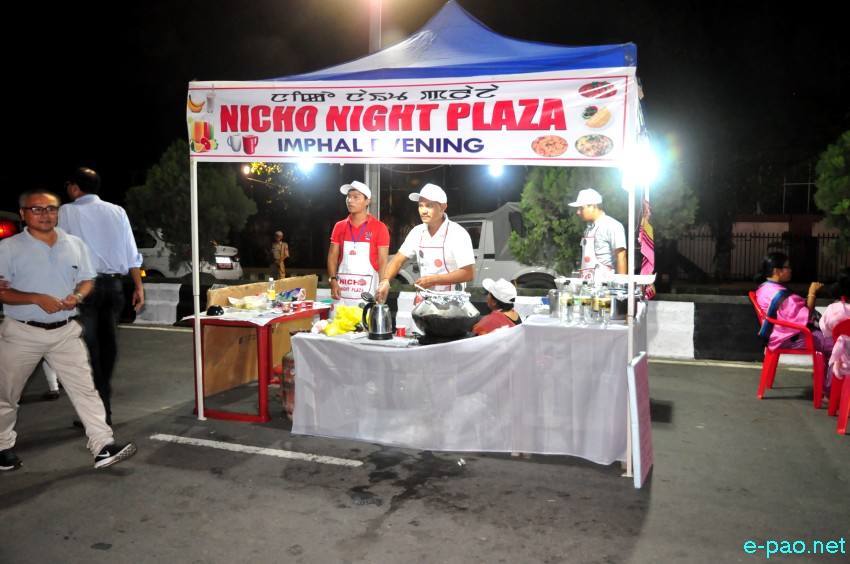 Food Stall : 'Imphal Evenings' - A night plaza lined up on Kangla Pat road  :: 02 October 2017