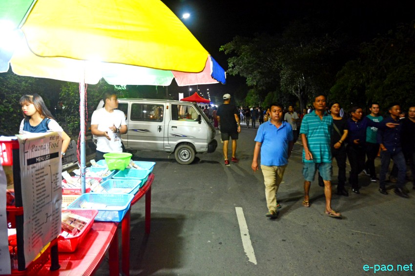 Food Stall : 'Imphal Evenings' - A night plaza lined up on Kangla Pat road  :: 02 October 2017