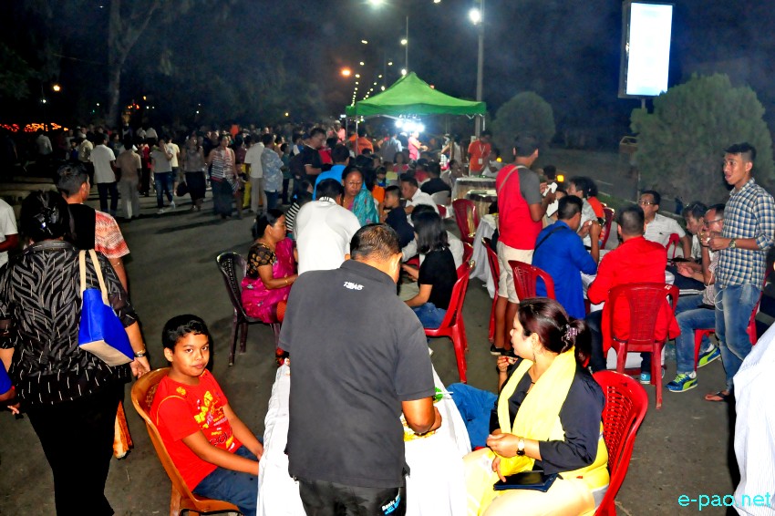 Food Stall : 'Imphal Evenings' - A night plaza lined up on Kangla Pat road  :: 02 October 2017