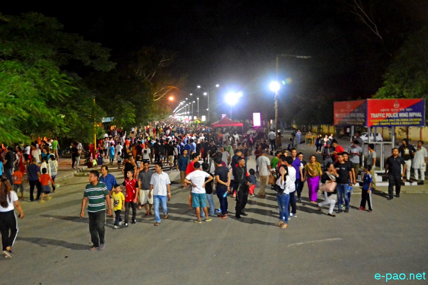Food Stall : 'Imphal Evenings' - A night plaza lined up on Kangla Pat road  :: 02 October 2017