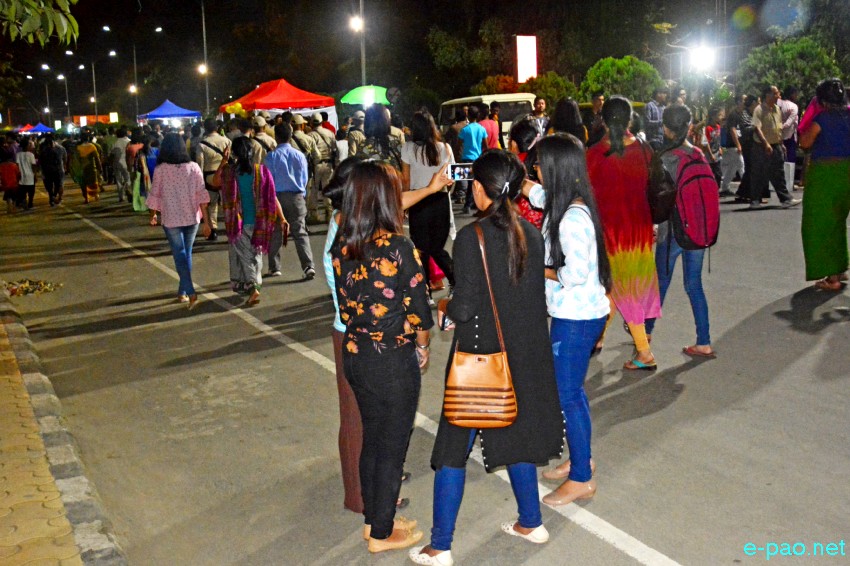 Food Stall : 'Imphal Evenings' - A night plaza lined up on Kangla Pat road  :: 02 October 2017