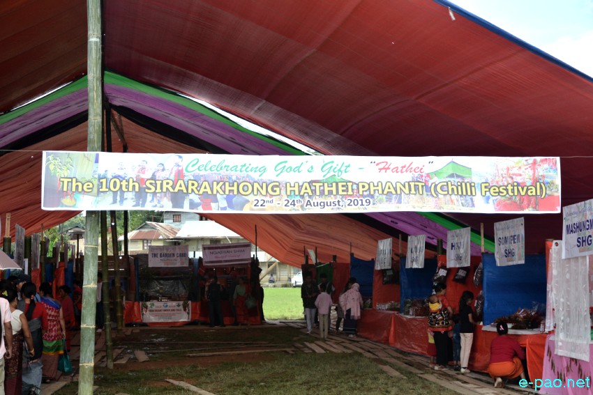 Stalls at 10th Sirarakhong Hathei Phanit (Chilli Festival) at Sirarakhong, Ukhrul :: 22 to 24 August 2019
