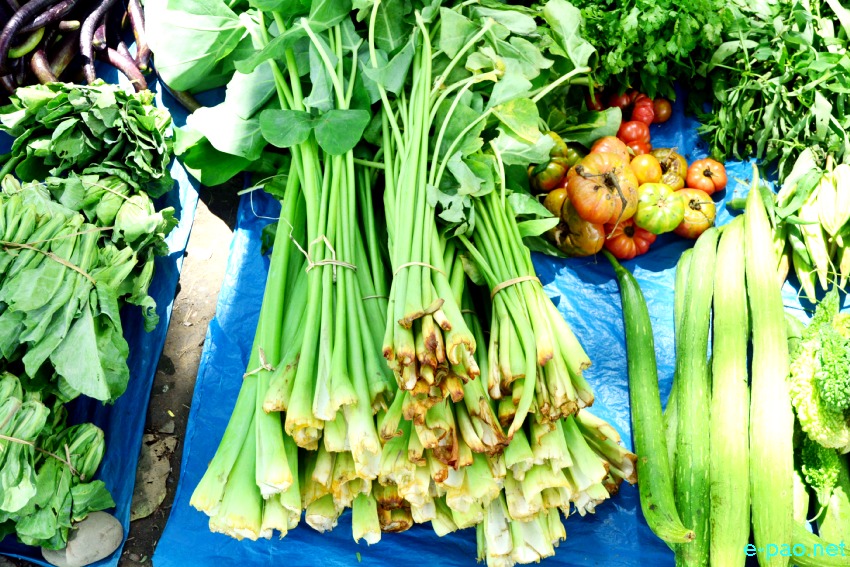Seasonal food items as seen at Mayang Imphal  Keithel  :: June 16th 2020