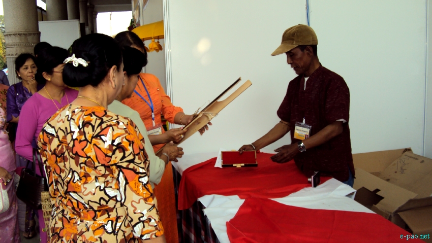 India-Myanmar Thematic Exhibition of Handloom and Handicrafts Products from Manipur at Mandalay, Myanmar :: Feb 24 - 28 2013