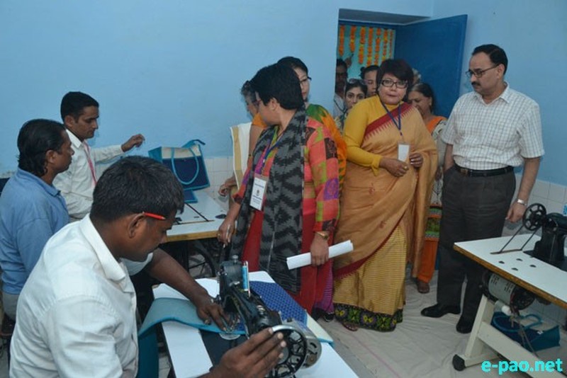 Opening of Training / Production unit at Tihar Jail in collaboration WIGC, Thoubal Manipur ::  7th September 2015