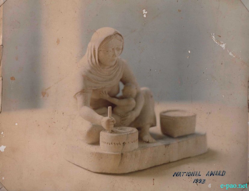 Arambam Sunitikumar : First National Awardee in Wood Carving of Manipur : Carvings  ::  2015