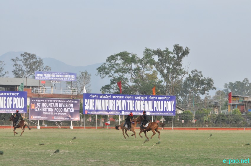 Arambai show - at 57th Mountain Division Exhibition Polo Match at Polo Ground :: 20 February 2016