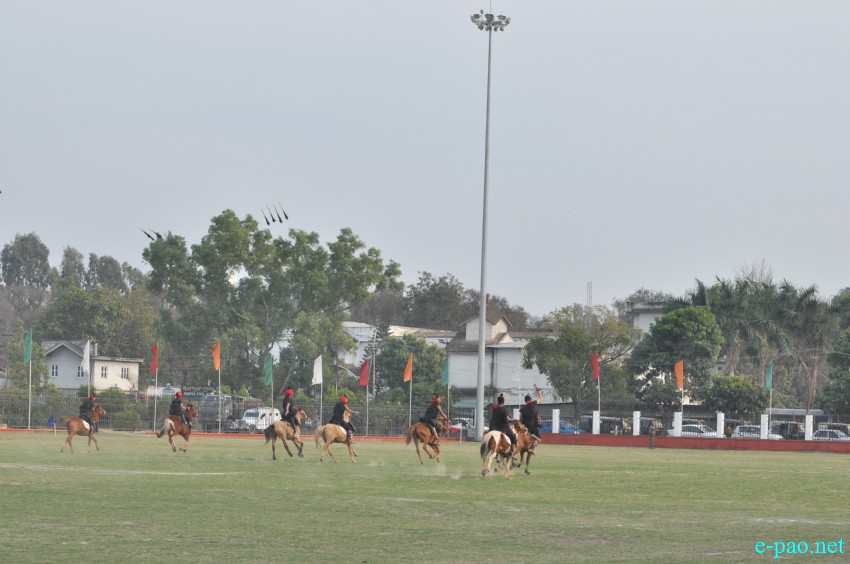 Arambai show - at 57th Mountain Division Exhibition Polo Match at Polo Ground :: 20 February 2016